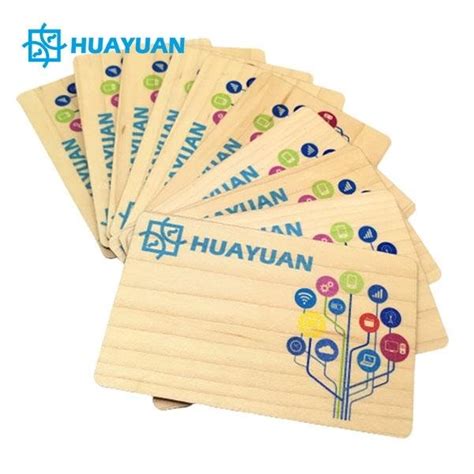 wooden rfid card|huayuan rfid card.